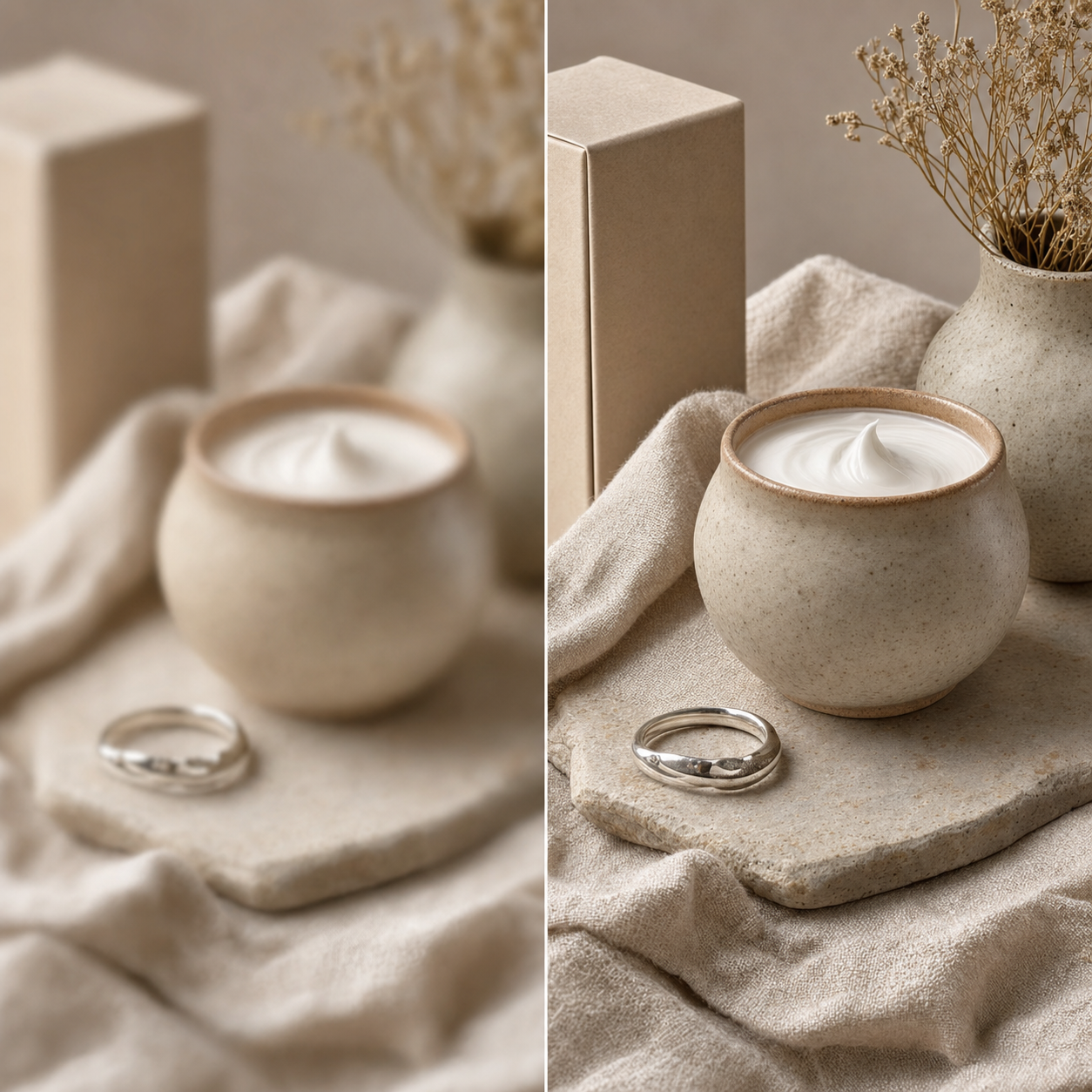 Product still life improved with Sharpen Image detail cleanup